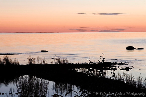 Dawn at Lake Huron, Michigan