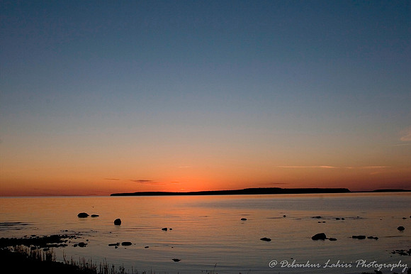 Dawn at Lake Huron, Michigan
